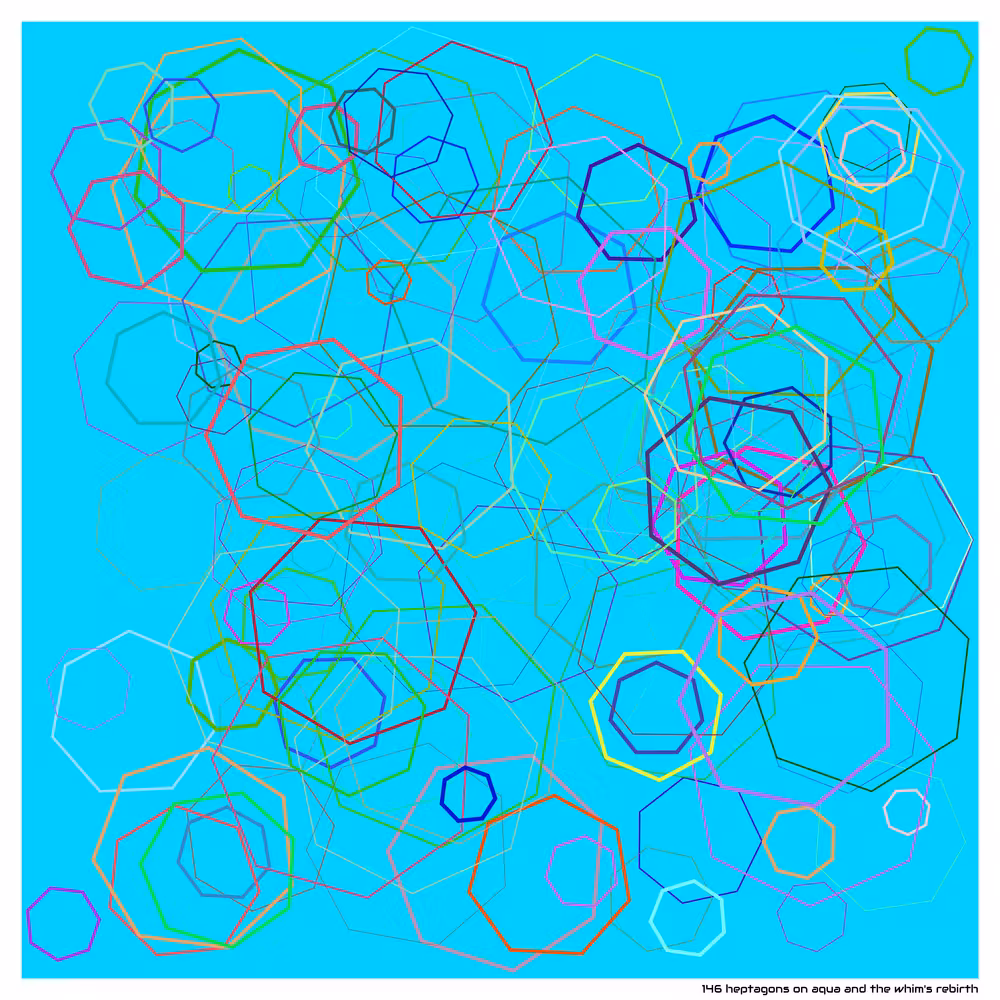 146 heptagons on aqua and the whim's rebirth