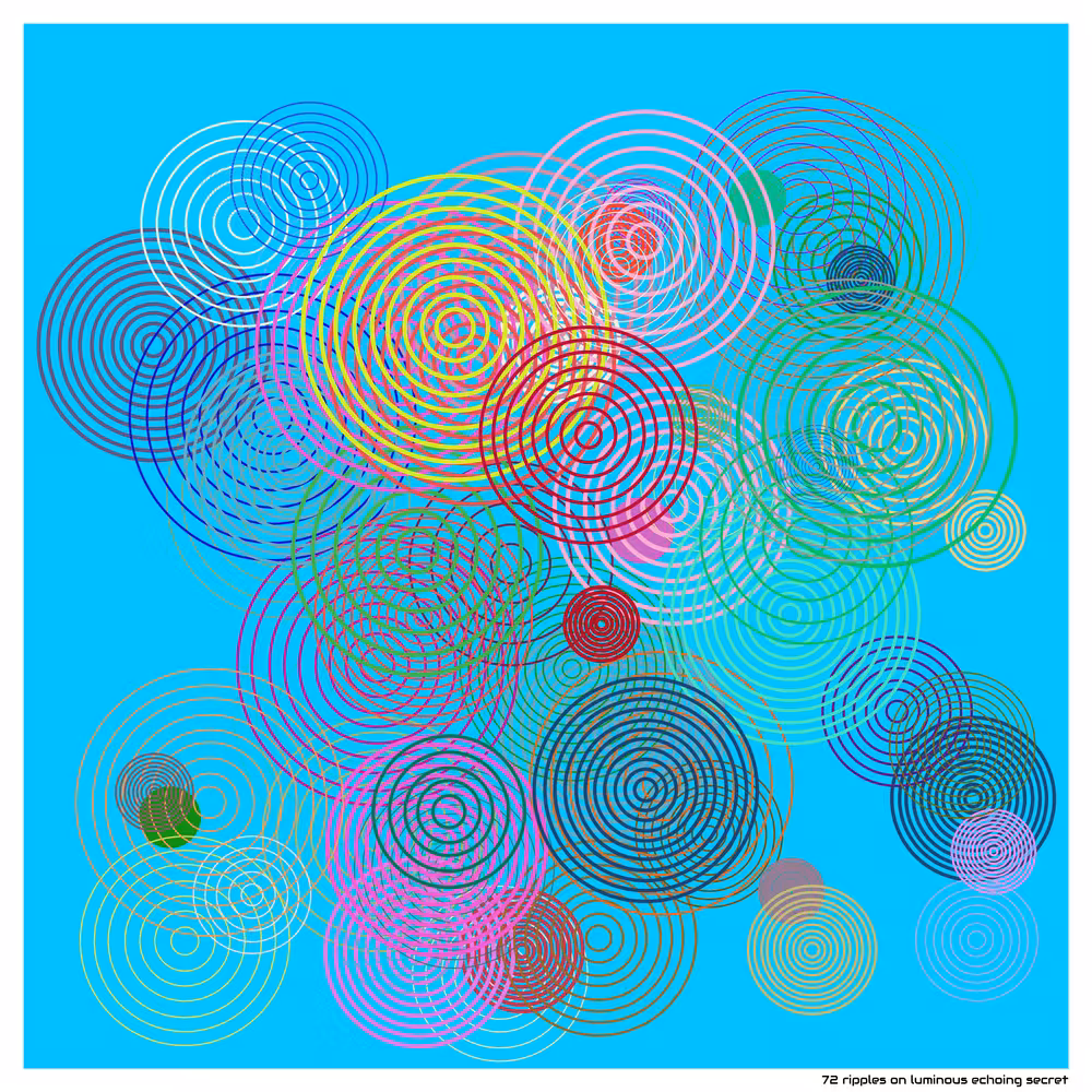 72 ripples on luminous echoing secret