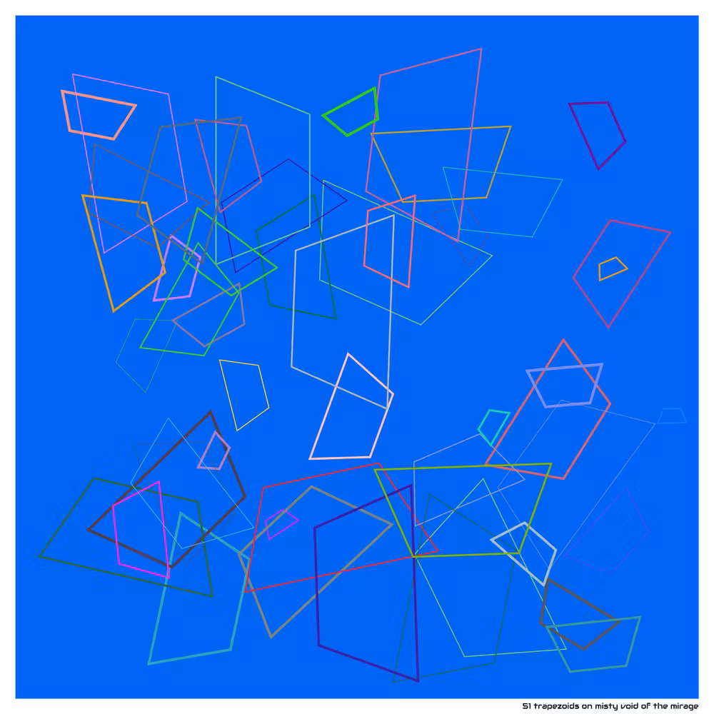 51 trapezoids on misty void of the mirage