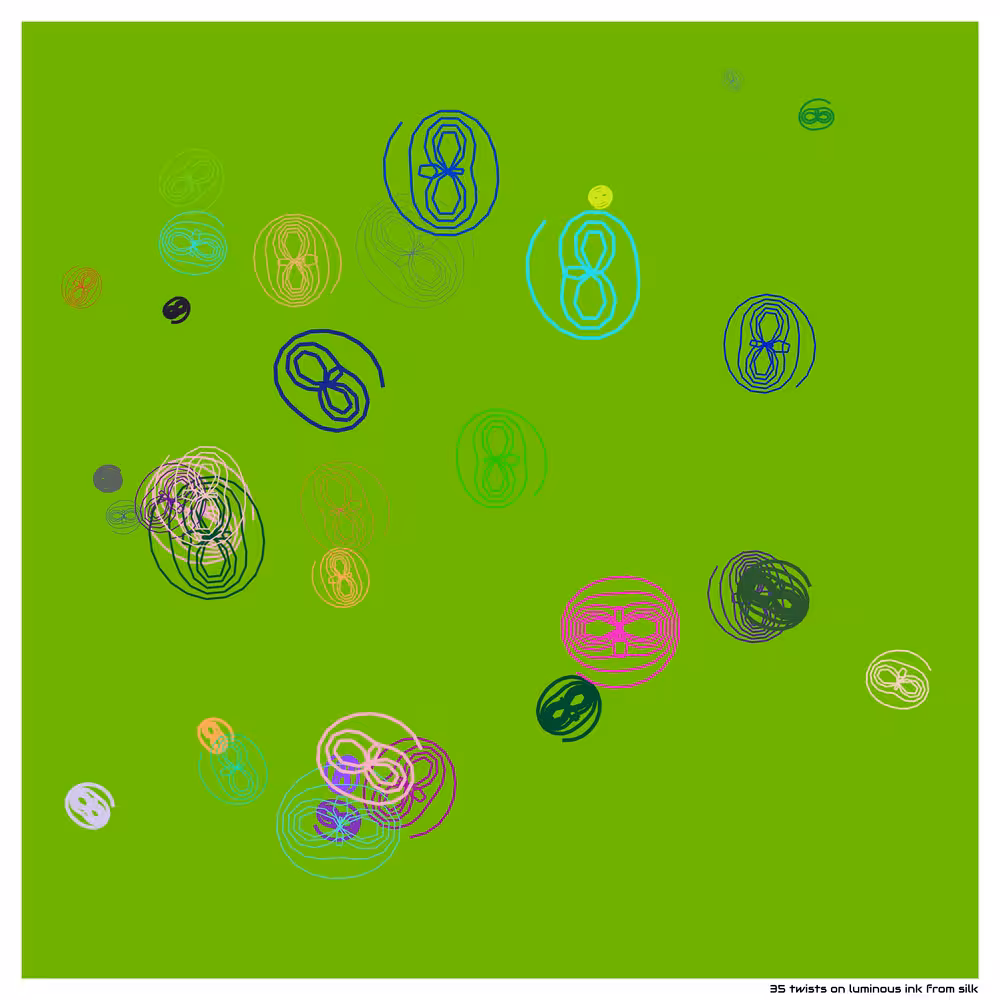 35 twists on luminous ink from silk